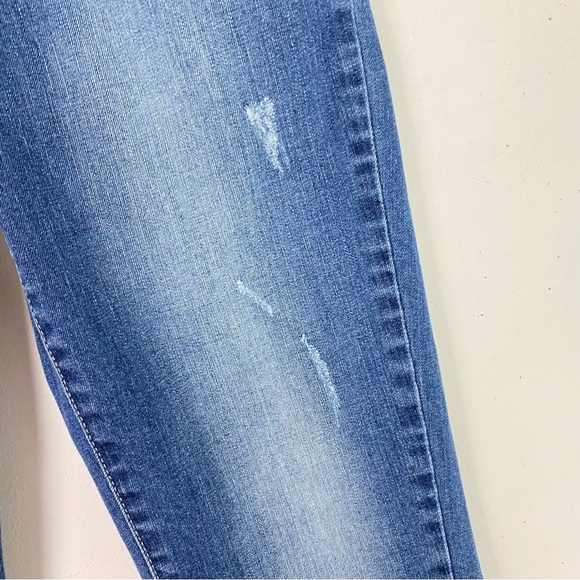 Levis Mid Rise Skinny Jeans Waist 27 Womens Size 4 Small Levi’s Denim Blue Faded - Picture 10 of 11